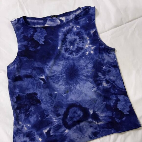 Tops - Blue Sleeveless Top